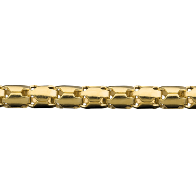 White Gold Diamond Cut Korean Chain Necklace 18 - 14k Popcorn