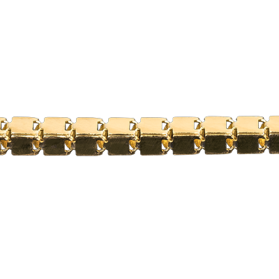 Gold Cube Chains Findings Supplies for Jewellery FAOR SpA