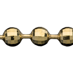 Catena a Palline Diamantata 3F Disco Semilavorati in Oro e Argento per Gioielli