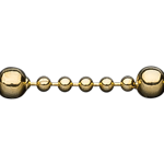 Rosary Chain 3+1 金, 925 纯银, 珠宝青铜