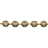 Fishbone D/Cut Bead Chain Faor Spa Gold and Silver Findings for Jewellery