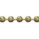 Трехрядная эластичная бисерная цепочка с алмазной огранкой
 Faor Spa золотая, серебряная, бронзовая фурнитура для ювелирных украшений