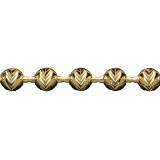 Catena a Palline Elastica Diamantata Disegno Lisca Semilavorati in Oro e Argento per Gioielli