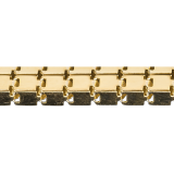 Square Shape D/Cut Cube Chain Faor Spa Gold and Silver Findings for Jewellery