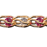 Crystal Chain многоцветный Faor Spa золотая, серебряная, бронзовая фурнитура для ювелирных украшений