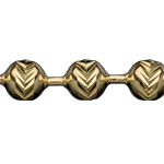 Fishbone D/Cut Bead Chain 金, 925 纯银, 珠宝青铜