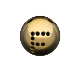 45° Hole Beads with Design Faor Spa Gold and Silver Findings for Jewellery
