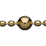 D/Cut Large Size Rosary Chain 金, 925 纯银, 珠宝青铜