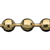 3 Face D/Cut Bead Chain Gold and Sterling Silver Findings for Jewelry