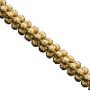 Catena a Palline Diamantata Multifile Semilavorati in Oro e Argento per Gioielli