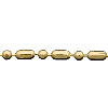Бусина и бочонок с восьмигранной алмазной огранкой
 Золотая, серебряная, бронзовая фурнитура для ювелирных изделий