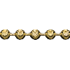 Smile D/Cut Elastic Bead Chain Gold and Sterling Silver Findings for Jewelry