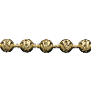 Double X D/Cut Elastic Bead Chain Gold and Sterling Silver Findings for Jewelry