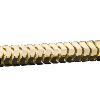 Цепочка-змейка с алмазной огранкой
 Золотая, серебряная, бронзовая фурнитура для ювелирных изделий