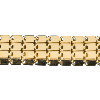 Catena Cubo Multifile Diamantata Semilavorati in Oro e Argento per Gioielli