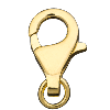 Грушевидные застежки-лобстеры с кольцом
 Золотая, серебряная, бронзовая фурнитура для ювелирных изделий