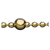 D/Cut Rosary Chain 1+1 金, 925 纯银, 珠宝青铜