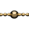 D/Cut Rosary Elastic Bead Chain Gold and Sterling Silver Findings for Jewelry