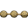 Double X D/Cut Bead Chain Gold and Sterling Silver Findings for Jewelry