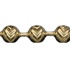 Fishbone D/Cut Bead Chain Gold and Sterling Silver Findings for Jewelry