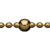 Rosary Elastic Bead Chain 金, 925 纯银, 珠宝青铜