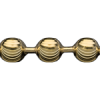 Smile D/Cut Bead Chain Gold and Sterling Silver Findings for Jewelry