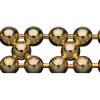 D/Cut Flower Bead Chain Золотая, серебряная, бронзовая фурнитура для ювелирных изделий